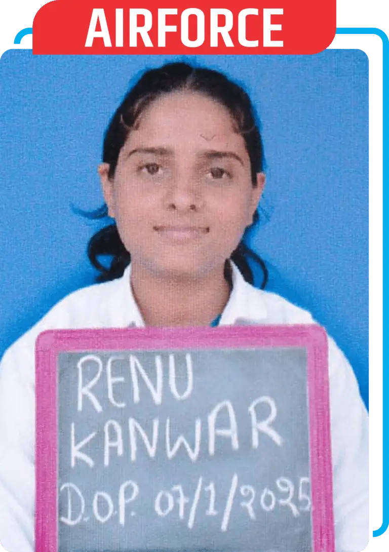 Renu Kanwar, selected in Indian Air Force