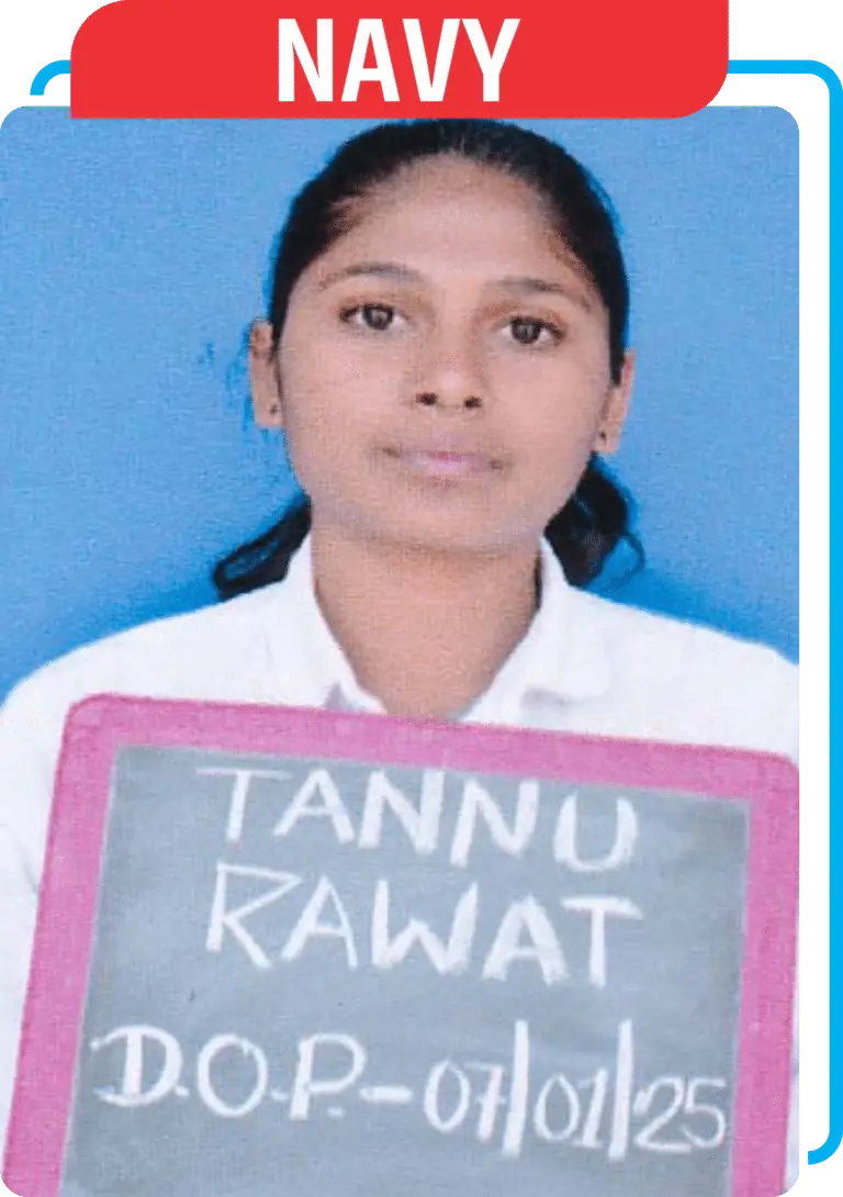 Tannu Rawat, selected in Indian Navy